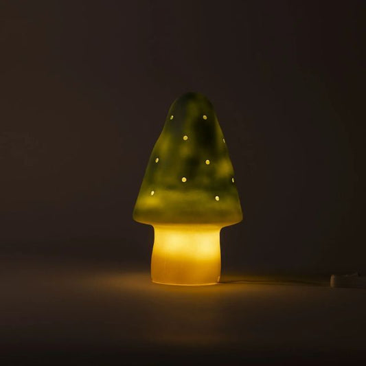 Egmont toys lamp paddenstoel amandel 15x28 cm in het donker