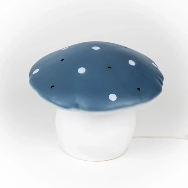 Egmont toys lamp paddenstoel jeans blauw 26x20 cm