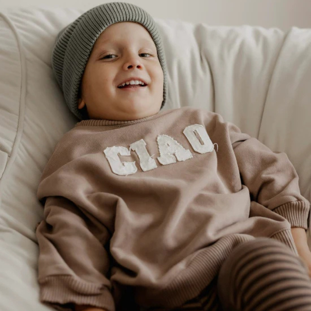 Guapoo beanie thyme bij een kindje