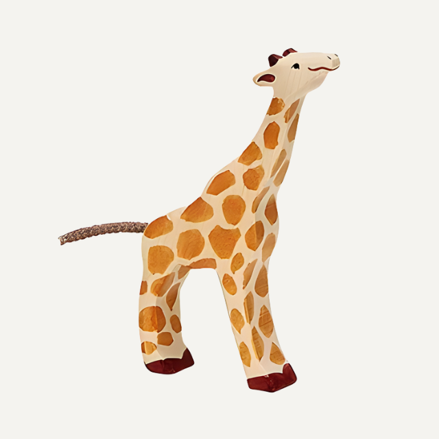 Holztiger giraf klein