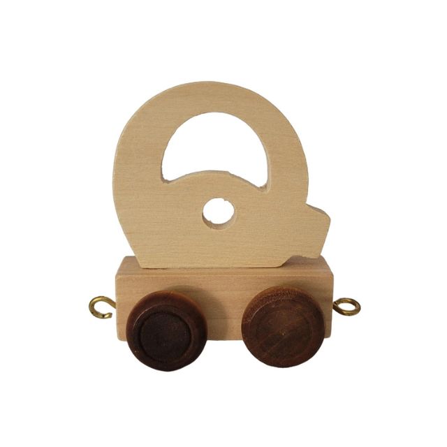 Houten naam trein letters A-Z