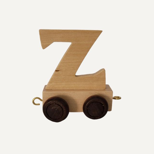 Houten naam trein letters z