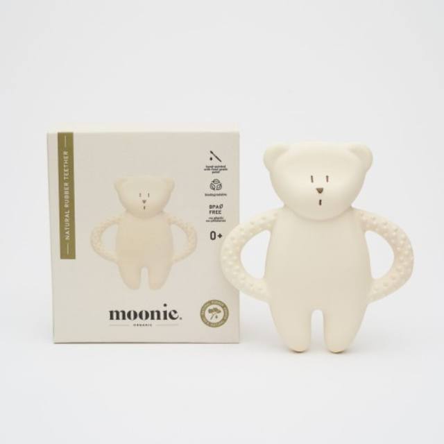 Moonie teether bear polar in doos