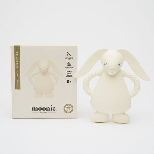 Moonie teether cream bunny met doos