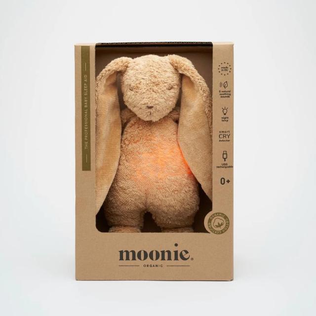 Moonie the humming bunny - cappuccino met licht en muziek