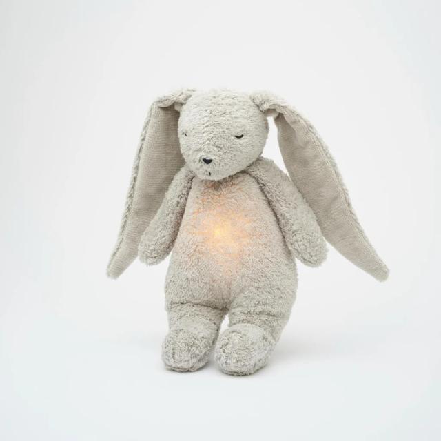 Moonie the humming bunny - gray met licht en muziek zijkant