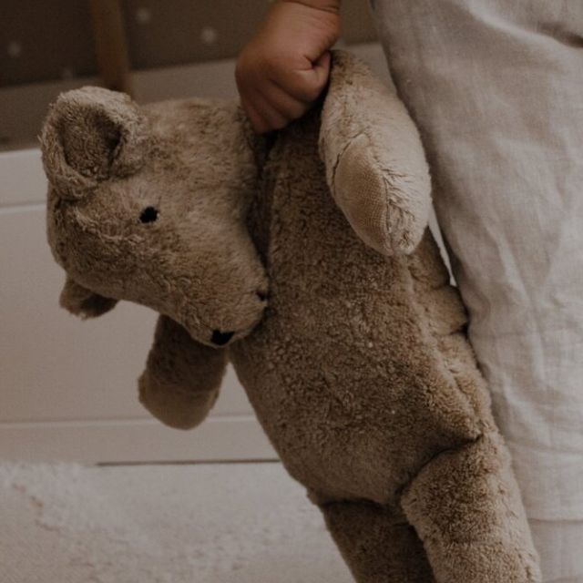 Senger knuffel beige beer groot