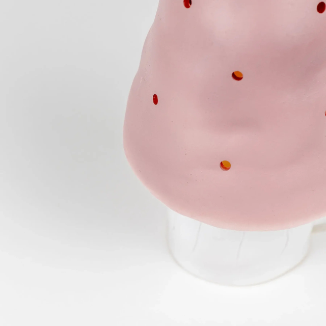 heico egmonttoys vintage lamp licht roze