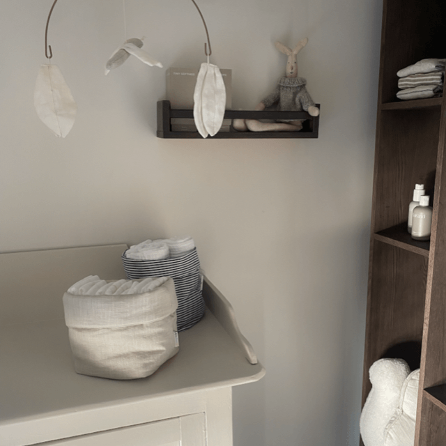Linnen mand beige delangetafel
