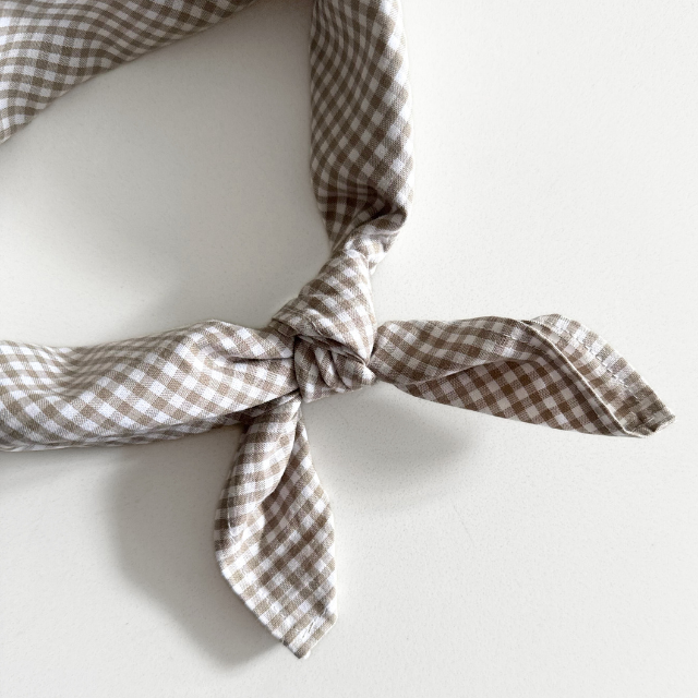 beige geruite sjaal kids