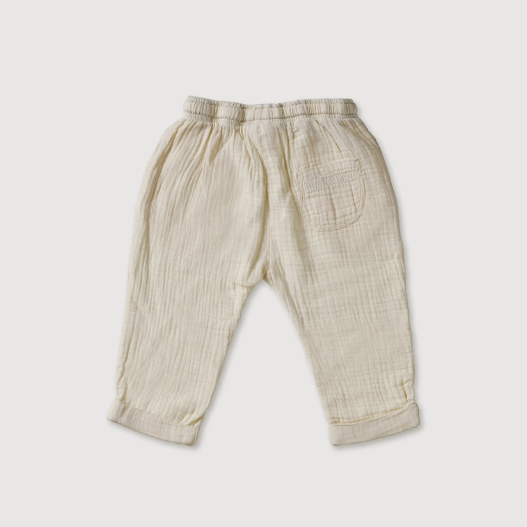 zomer collectie zomer broek jongens meisjes beige