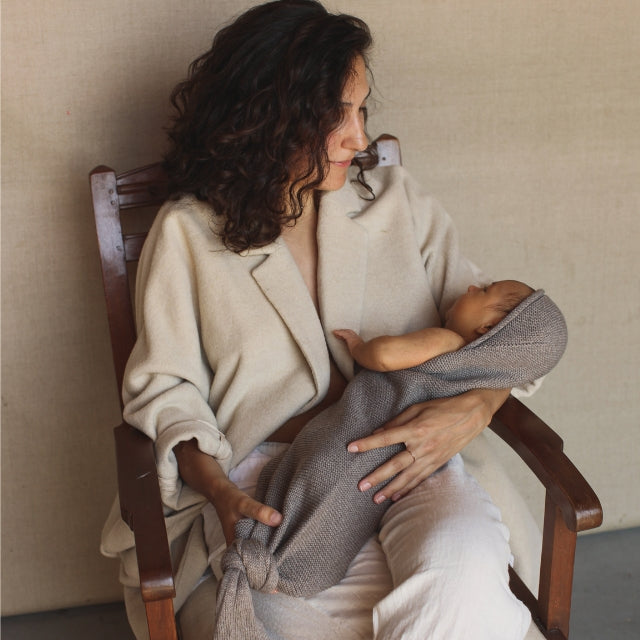 hvid baby newborn cocoon merinowol