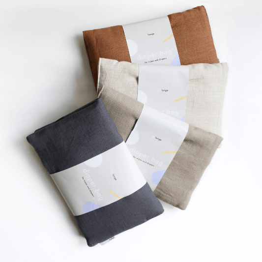 luier etui linnen antraciet