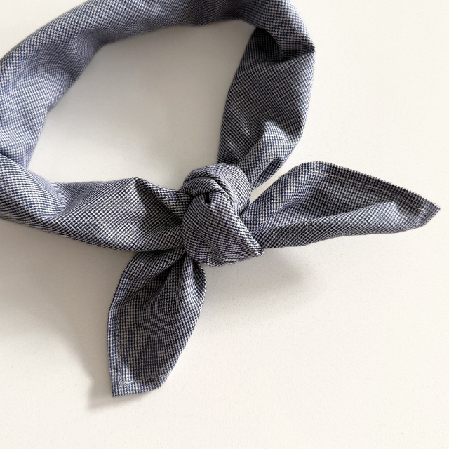 donker blauw geruite sjaal kids baby