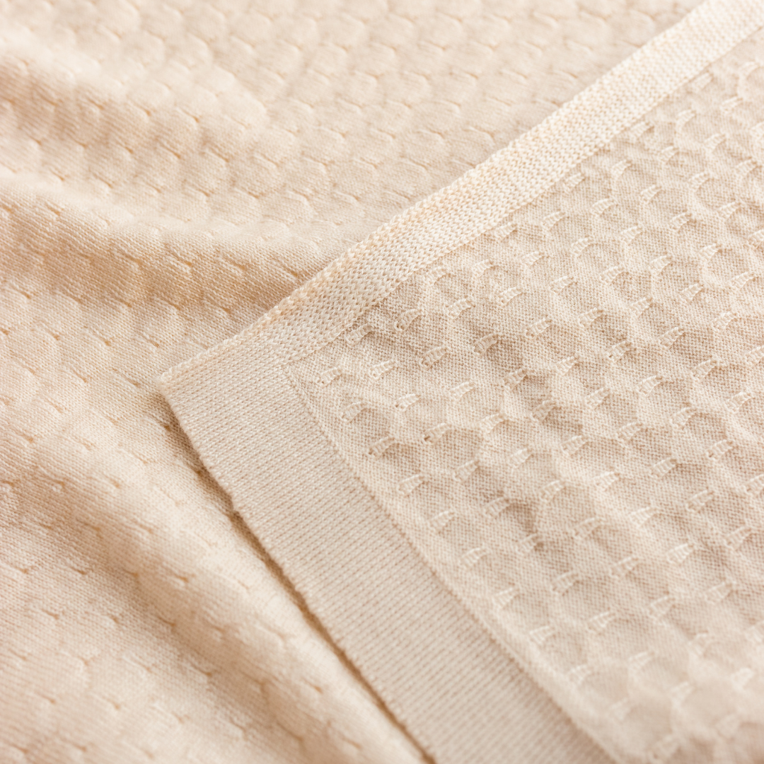 wollen deken merinowol cream hvid baby