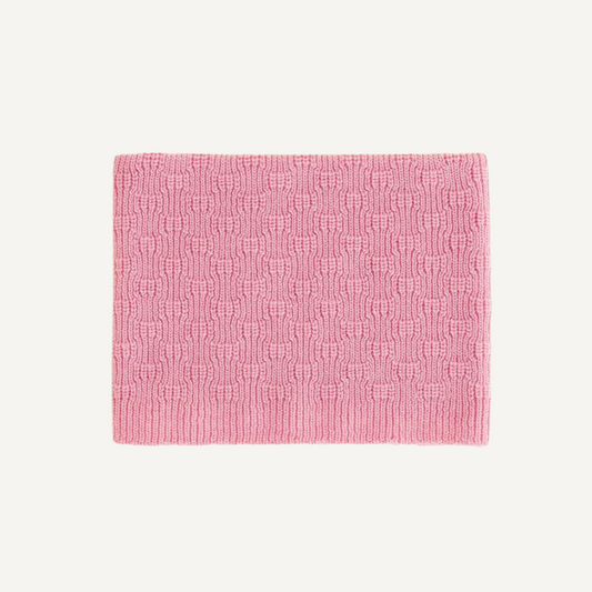 sjaal gigi cotton candy roze merinowol hvid kids baby