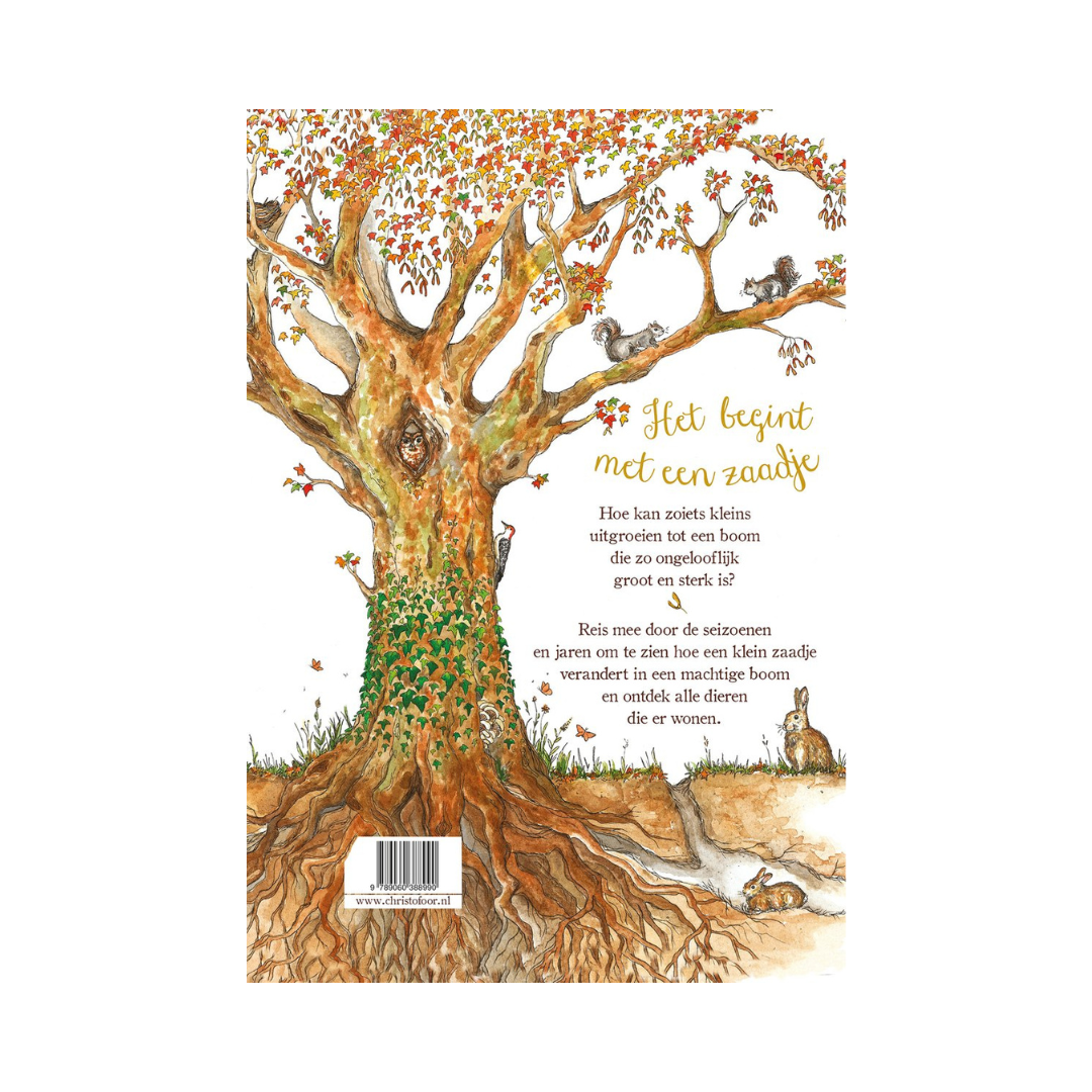 het begint met een zaadje kinderboek leesboek prentenboek kraamcadeau kraamkado