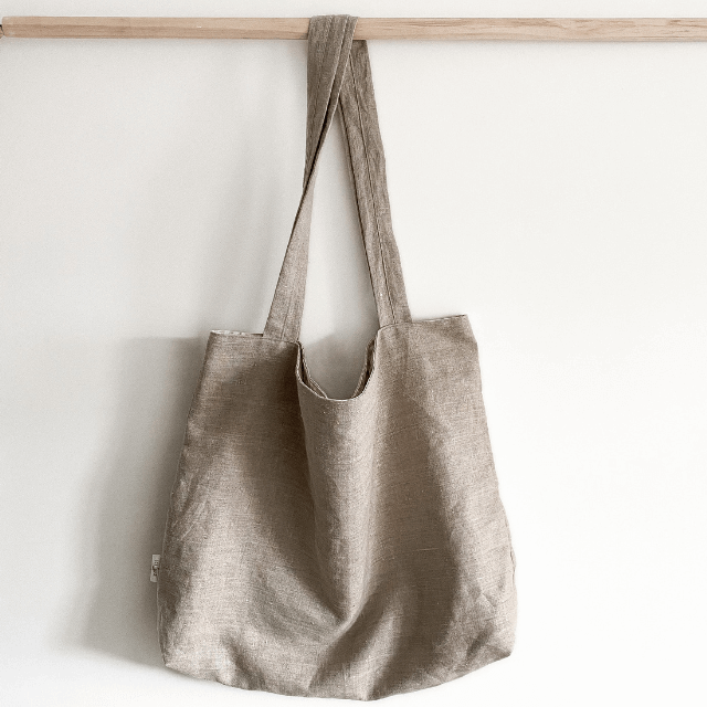 Linnen mombag Julie sfeerbeeld