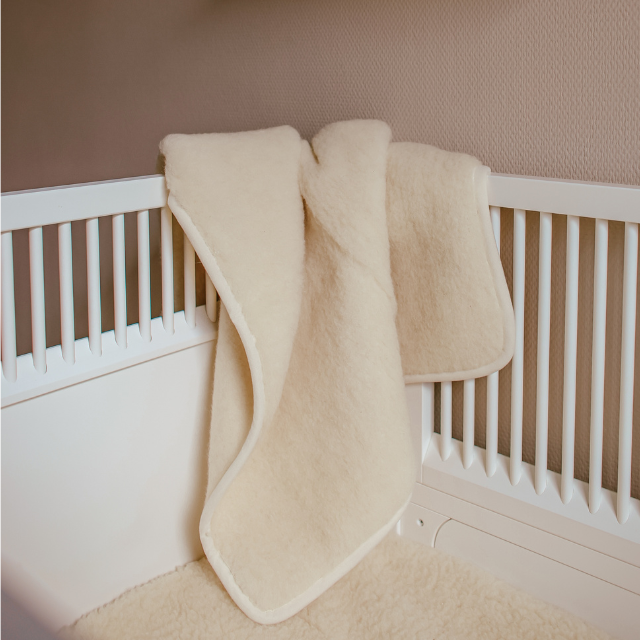 KiCo Label naturel 100% merino wollen deken