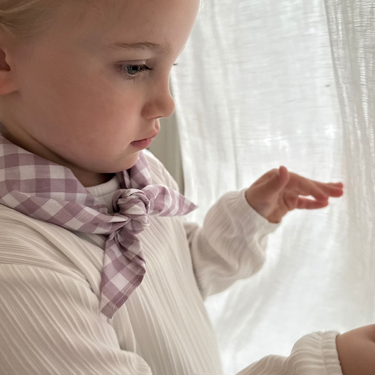 roze geruite sjaal kids baby