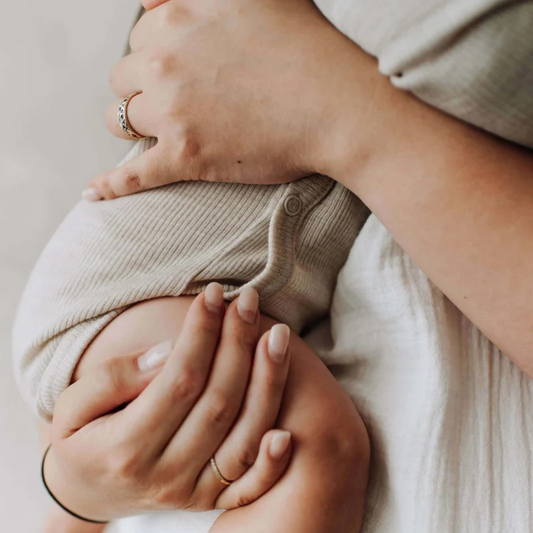 wollen overslag romper kico label newborn