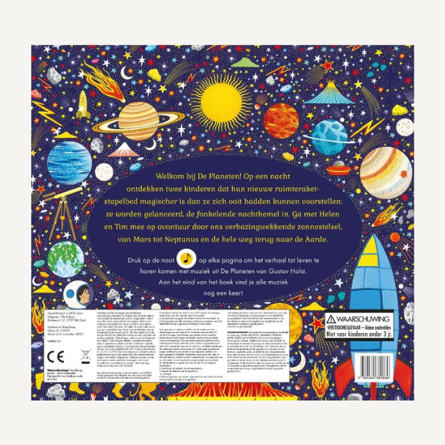 planeten verhalen orkest muziekboek kinderboek leesboek prentenboek