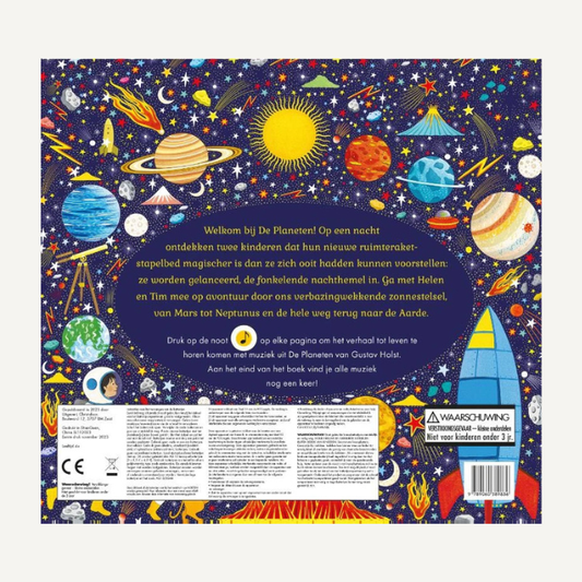 planeten verhalen orkest muziekboek kinderboek leesboek prentenboek
