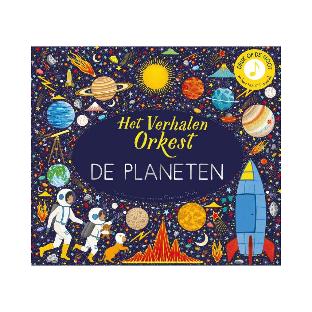 de planeten verhalenorkest muziekboek leesboek prentenboek kinderboek