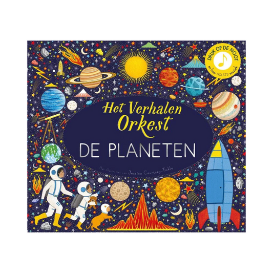de planeten verhalenorkest muziekboek leesboek prentenboek kinderboek