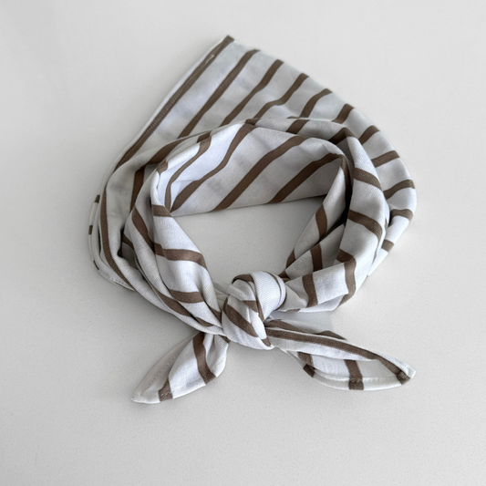 sand gestreepte sjaal kids punt