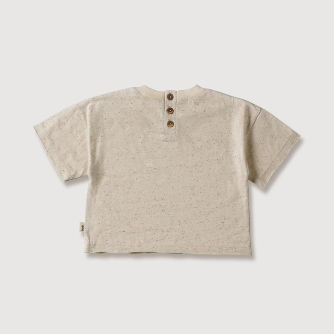 springle shirt met knoopjes beige finch fable