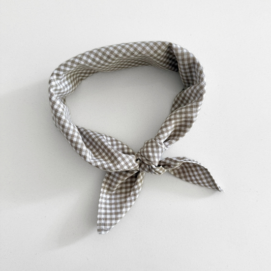 beige geruite sjaal kids baby