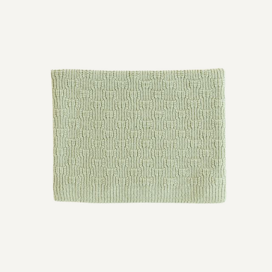 sjaal kids baby mint hvid merinowol wol gigi tube