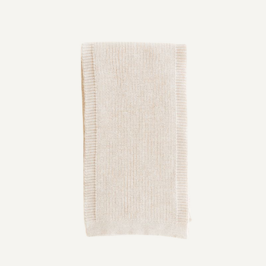 gustave sjaal kids merinowol wol cream beige hvid