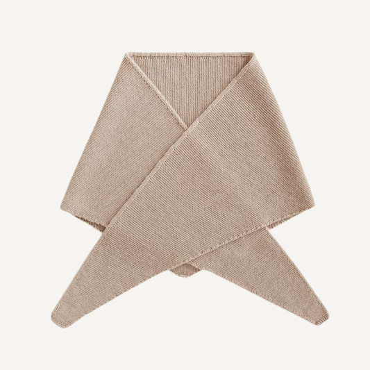 sjaal josephina hvid merinowol sand kids