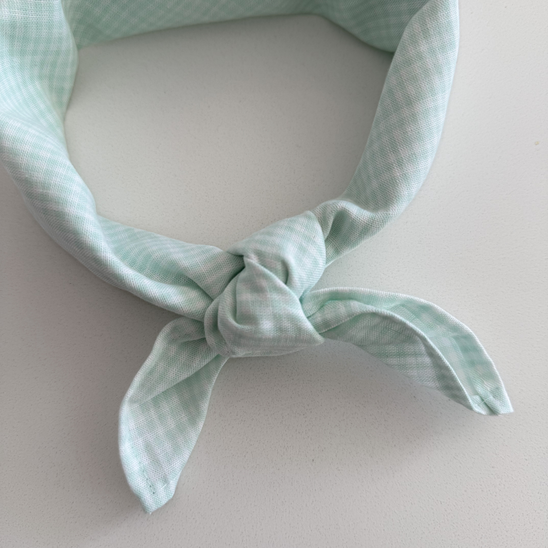sjaal haaraccessoires baby kids mint licht groen