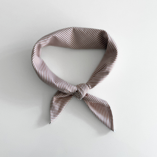 pastel oranje gestreepte sjaal kids baby sjaaltje