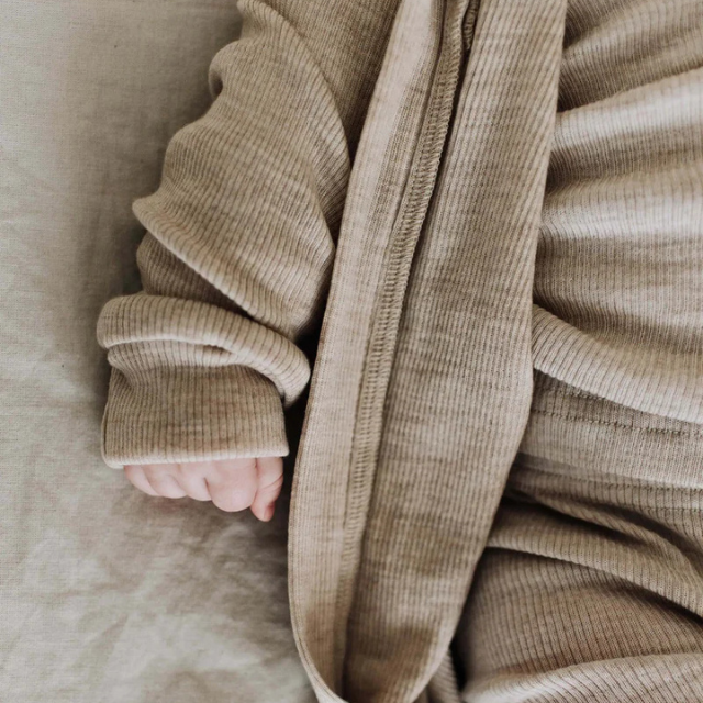 slaapzak beige merinowol wol kico label naturel