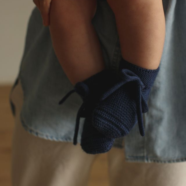 babyslofjes wollenslofjes baby 0 tot 9 maanden