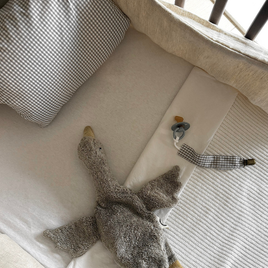 speenkoord grijs wit geruit gans senger naturwelt