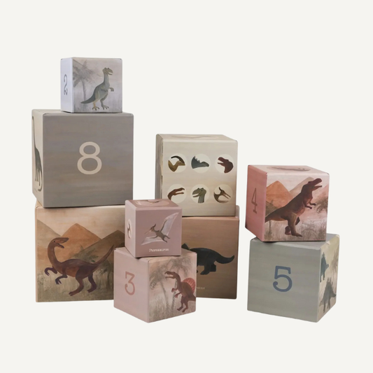 stapelkubus blokken dino dinosaurus