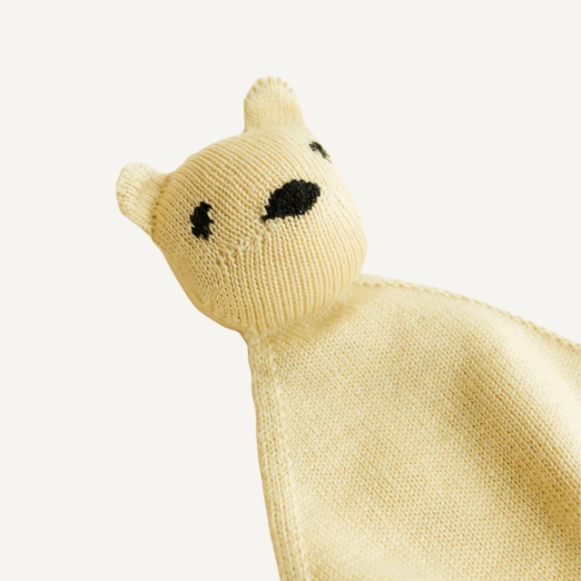 teddy tokki newborn baby knuffel light yellow wol
