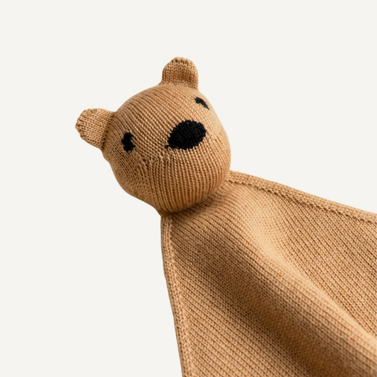 teddy tokki knuffel merinowol wol knuffel ochre