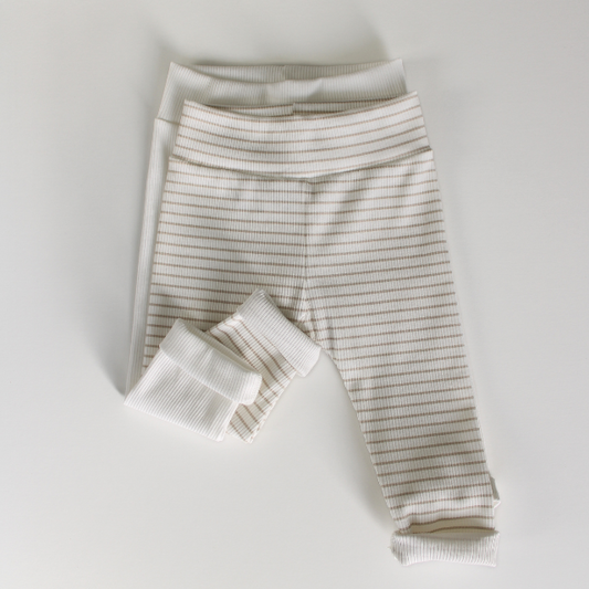 Two thirteen striped legging