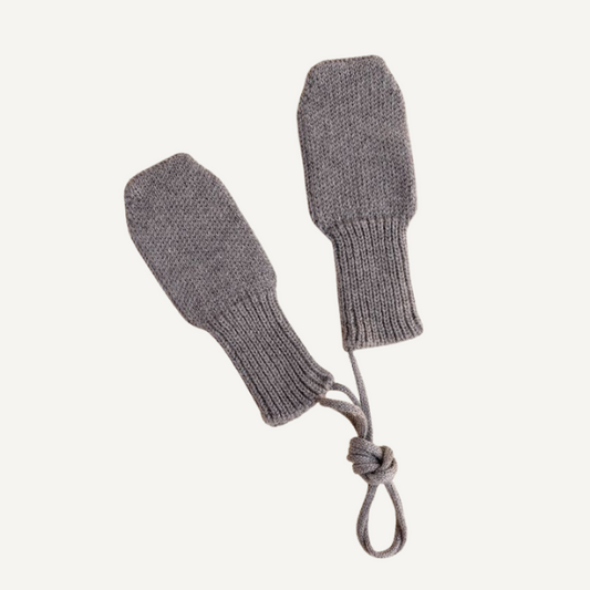 hvid wanten mittens fiza otter grijs baby kids