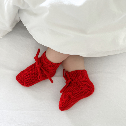 Hvid slippers made of merino wool mocha