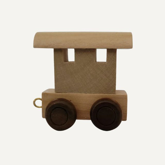 Wooden name train wagon