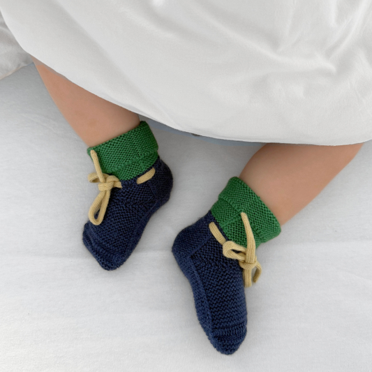 Hvid slippers made of merino wool mocha
