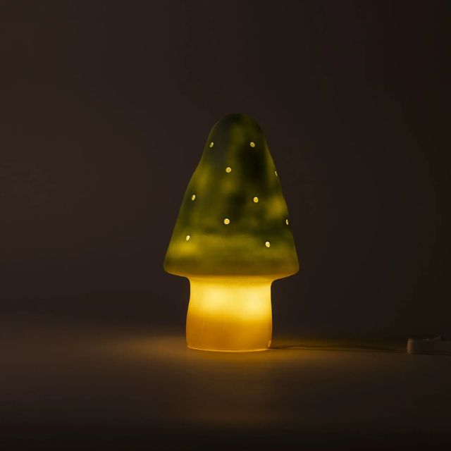 Egmont toys lamp paddenstoel amandel 15x28 cm in het donker