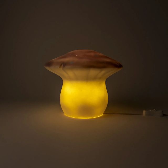 Egmont toys lamp paddenstoel lavandel 26x20 cm in het donker